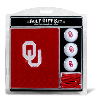Oklahoma Sooners Embroidered Towel Gift Set