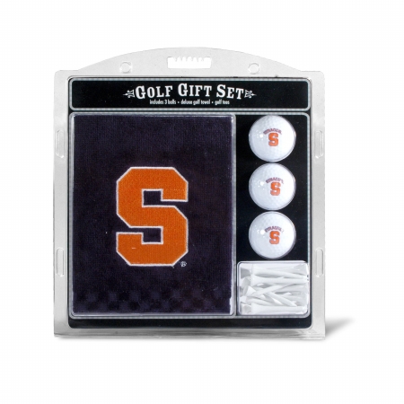 26120 Syracuse Orange Embroidered Towel Gift Set