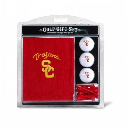 27220 USC Trojans Embroidered Towel Gift Set