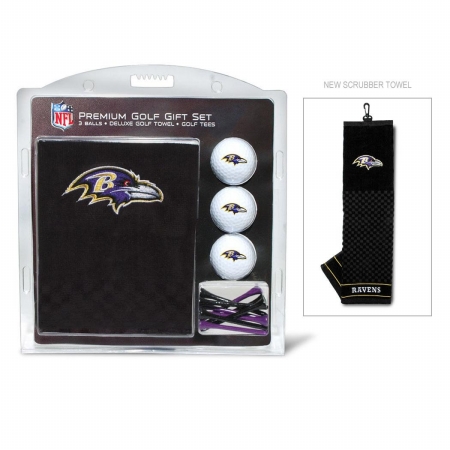30220 Baltimore Ravens Embroidered Towel Gift Set