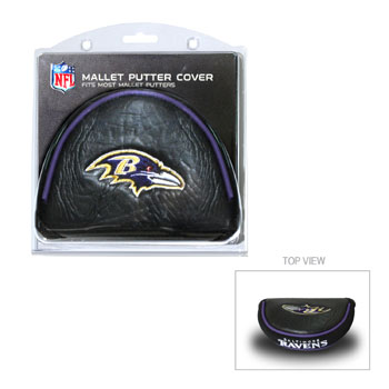 Picture of Team Golf 30231 Baltimore Ravens Mallet Putter Cover