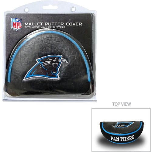 Picture of Team Golf 30431 Carolina Panthers Mallet Putter Cover