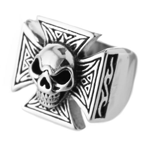 Picture of AAB Style RSRN-368 Stainless Steel Skull Ring