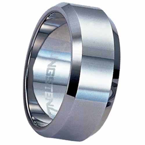 Picture of AAB Style RTS-3 Tungsten Carbide Ring - Beveled-Edge Band
