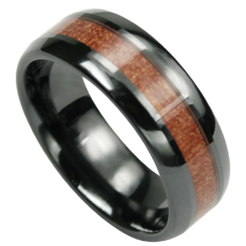 Picture of AAB Style RC-2 - B&Br Black and Brown Ceramic Ring