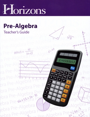Picture of Alpha Omega Publications Horizons Pre-Algebra Teacher&apos;s Guide