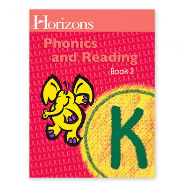 Picture of Alpha Omega Publications KP003 Horizons Kindergarten Phonics & Reading Bk 3