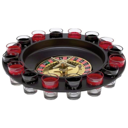 Picture of Maxam SPROULT 11 1/2&quot; 16 Shot Drinking Roulette Set