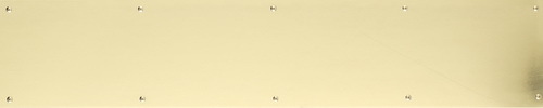 8 in. x 30 in. Kick Plate Lifetime Polished Brass Adhesive Mount