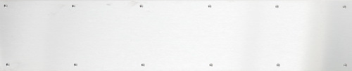 8 in. x 40 in. Kick Plate Satin Stainless Steel Adhesive Mount