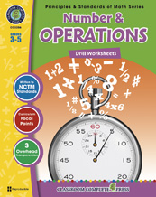 CC3206 Number & Operations - Drill Sheets Gr. 3-6