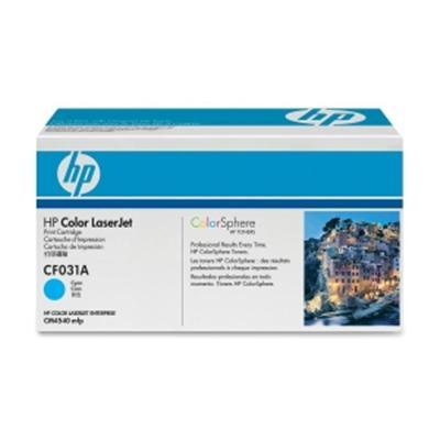 Picture of HP Consumables CF031A LaserJet Toner Cartridge - Cyan