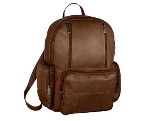 Picture of David King &amp; Co 332C Laptop Backpack- Cafe