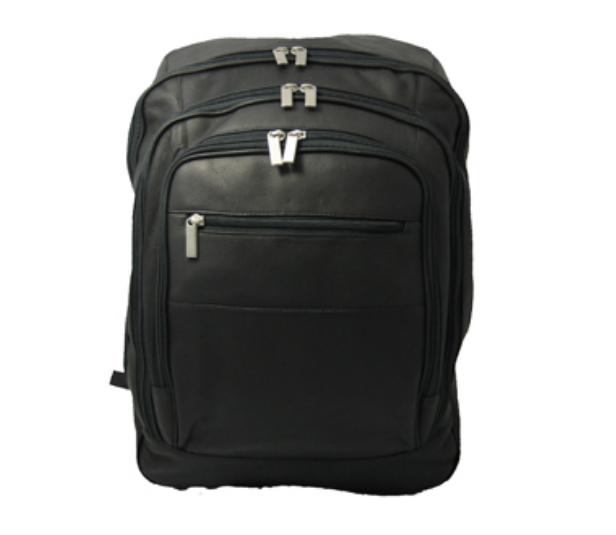 Picture of David King &amp; Co 350B Oversized Laptop Backpack- Black