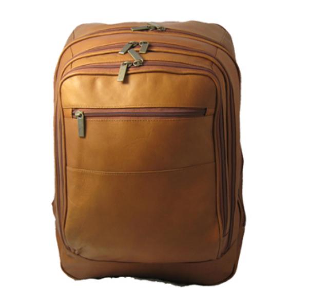 Picture of David King &amp; Co 350T Oversized Laptop Backpack- Tan