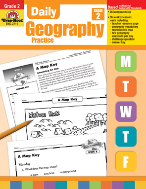 Evan Moor Educational Publishers 3711 Daily Geography Practice Grade 2