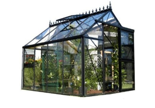 Picture of Exaco JVIC23S Junior Victorian 79 Square Foot Greenhouse - Black