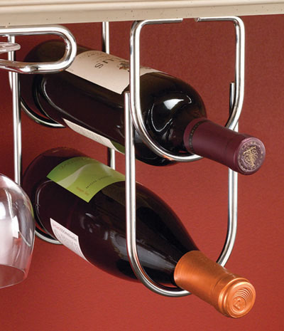 Rev-A-Shelf RS3250CR Double Wine Bottle Rack with Chrome