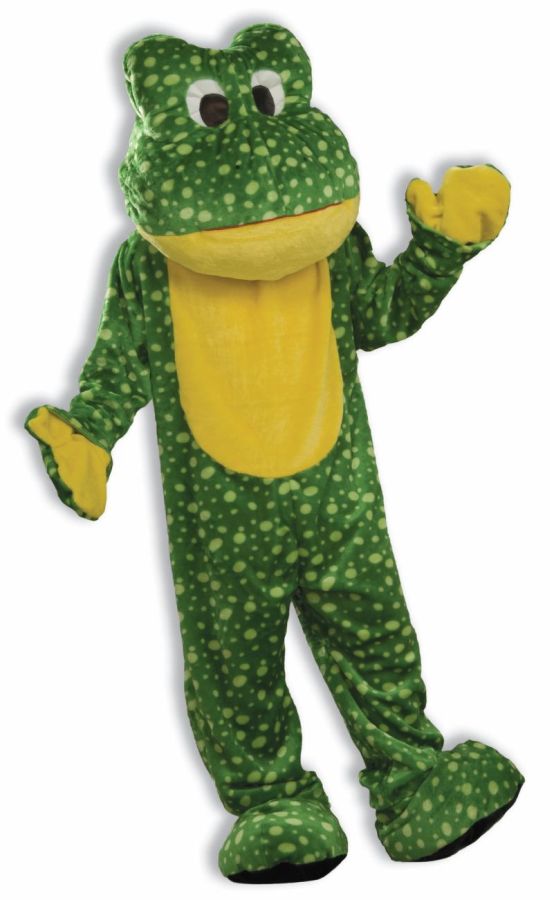 Picture of Costumes For All Occasions FM62607 Deluxe Plush Frog Mascot