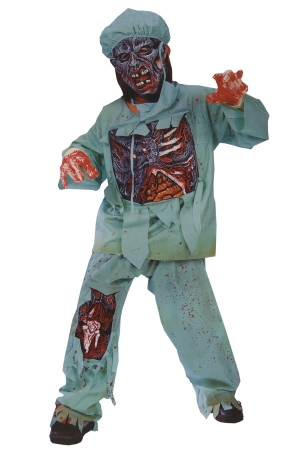 Picture of Costumes For All Occasions FW5957MD Medium Zombie Doctor Child