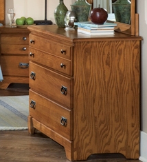 Carolina Furniture 385300 Creek Side Single Dresser In Autumn Oak