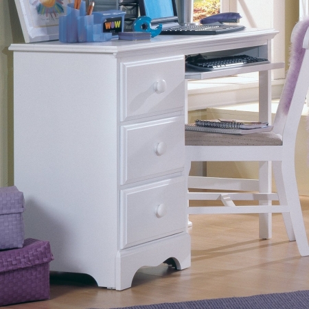Picture of Carolina Furniture 411300 Cottage Computer Office Desk In White