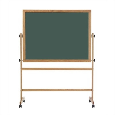 Rw-45A-Grgr 42X60 Oak Wood Trim Composition Chalkboard Both Sides Reversible - Green -  Marsh Industries, RW45AGRGR
