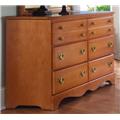 Carolina Furniture 155600 Common Sense Double Dresser Chest Of Drawer In Salem Maple Carolina Furniture 155600 Common Sense Double Dresser Chest Of Drawer In Salem Maple