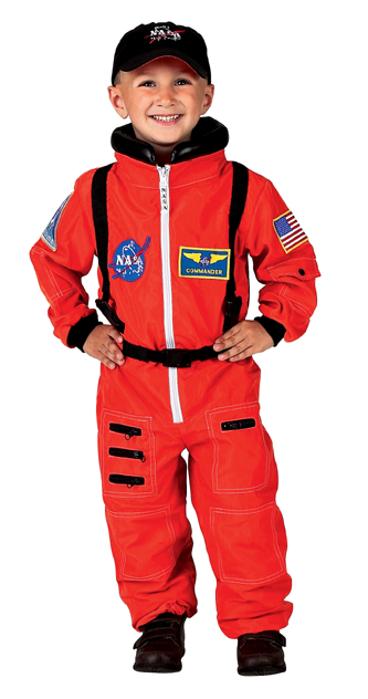 Picture of Aeromax ASO-23 Orange Jr. Astronaut Suit with Embroidered Cap - Size 2-3