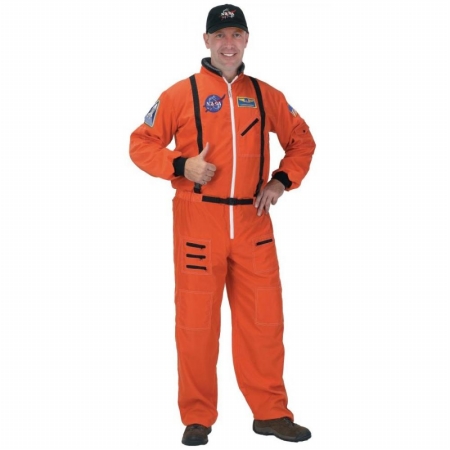 Picture of Aeromax ASO-ADULT LRG Orange Jr. Astronaut Suit with Embroidered Cap - Adult Large