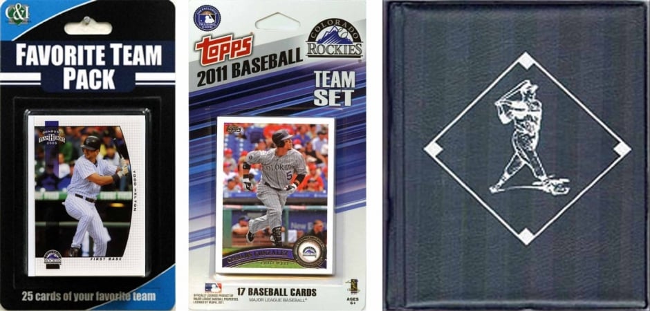 Picture of C & I Collectables 2011ROCKIESTSC MLB Colorado Rockies Licensed 2011 Topps Team Set and Favorite Player Trading Cards Plus Storage Album