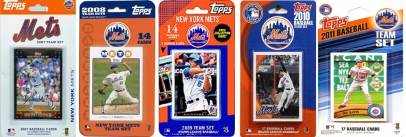 Picture of C & I Collectables METS511TS MLB  New York Mets 5 Different Licensed Trading Card Team Sets