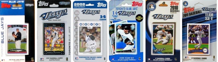 Picture of C & I Collectables JAYS611TS MLB  Toronto Blue Jays 6 Different Licensed Trading Card Team Sets