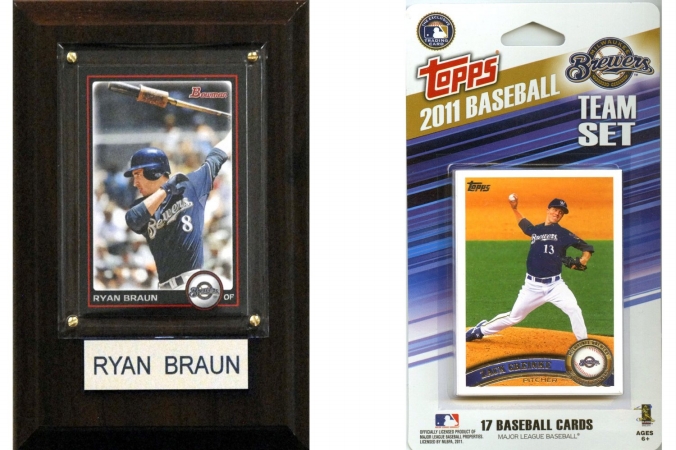 Picture of C & I Collectables 11BREWERSFP MLB Milwaukee Brewers Fan Pack