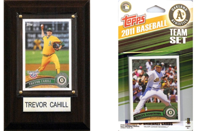 Picture of C & I Collectables 11ASFP MLB Oakland Athletics Fan Pack