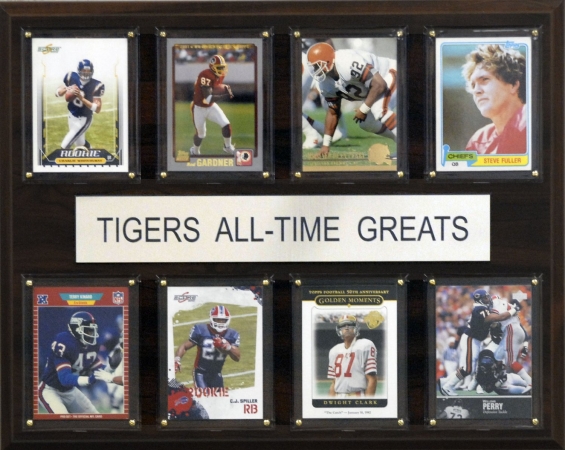 Picture of C & I Collectables 1215ATGCLEM NCAA Football Clemson Tigers  All-Time Greats Plaque