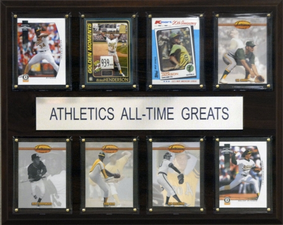 Picture of C & I Collectables 1215ATGOAKAS MLB Oakland As  All-Time Greats Plaque