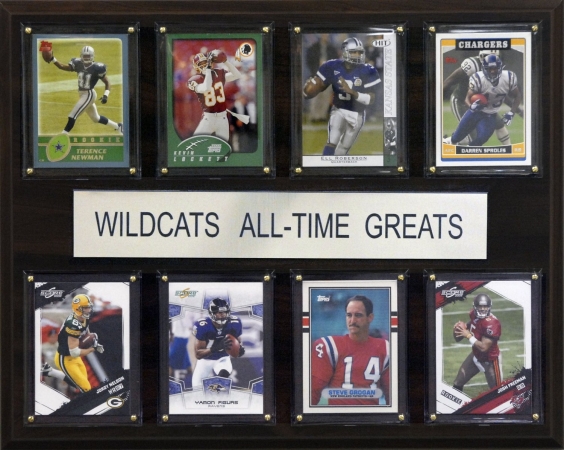 Picture of C & I Collectables 1215ATGKSTWC NCAA Football Kansas State Wildcats  All-Time Greats Plaque