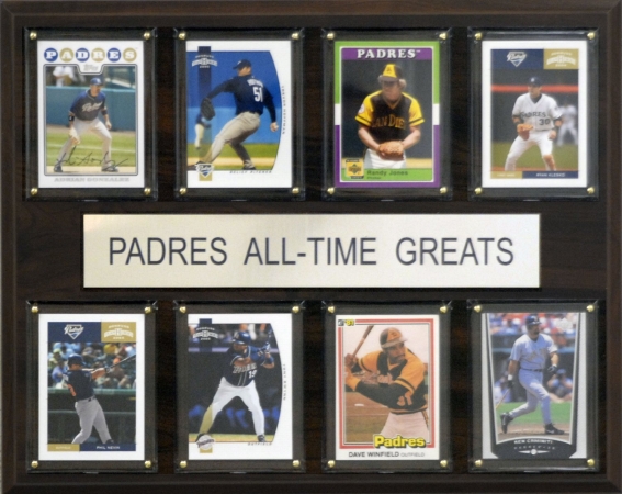 Picture of C & I Collectables 1215ATGSDP MLB San Diego Padres  All-Time Greats Plaque