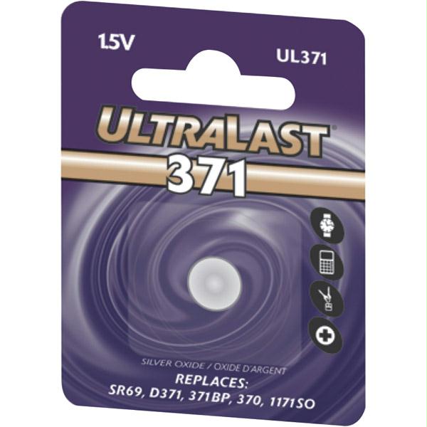 Picture of Ultralast Watch-Electronic Silver Oxide BATTERY Retail Pack - D371 Equivalent