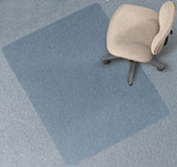 Picture of ES Robbins 124378 Anchormat 46 X 60 Rectangular Beveled Edge For Carpeted Floors - Er30 .170 Thick