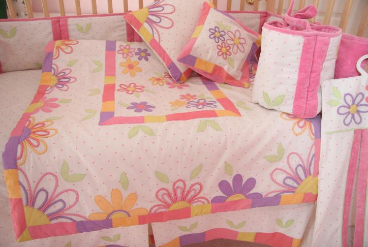 Picture of Little Fern LS07001S Florence Crib Sheet