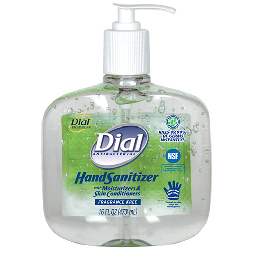 Picture of Dial Professional DIA 00213 Instant Hand Sanitizer with Moisturizers 16 Oz.