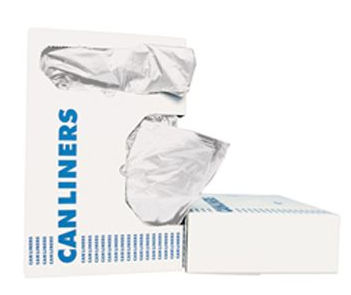 Picture of Boardwalk BWK 2423EXH Coreless Roll Can Liner 24x23 X-Heavy Perferated White - 500 Bags-Case
