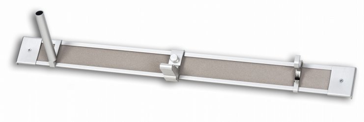 Picture of Marsh Industries MR-206-6PKG 2 in. x 6&apos; Aluminum Map Rail with 2182 Gray Plas-Cork Insert - 6 Package