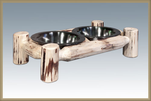Picture of Montana Woodworks MWDFS Small Pet Feeder - Ready To Finish