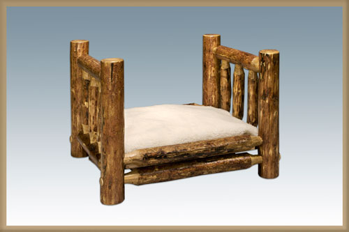 Picture of Montana Woodworks MWGCRDGS Glacier Country Pet Bed with 16&apos;&apos;x20&apos;&apos; Mattress
