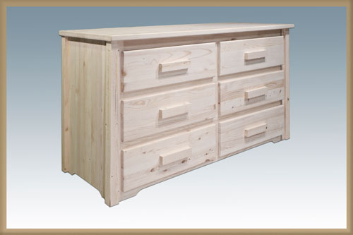 Picture of Montana Woodworks MWHC6D Homestead 6 Drawers Chest - Ready To Finish