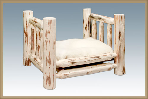 Picture of Montana Woodworks MWRDGS Pet Bed with 16&apos;&apos; x 20&apos;&apos; Mattress - Ready to Finish