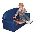 BNW FIVB100 34"L x 16"D x 19"H Vinyl Toddler Sofa with Sturdy Hardwood Frame - Blue BNW FIVB100 34"L x 16"D x 19"H Vinyl Toddler Sofa with Sturdy Hardwood Frame - Blue